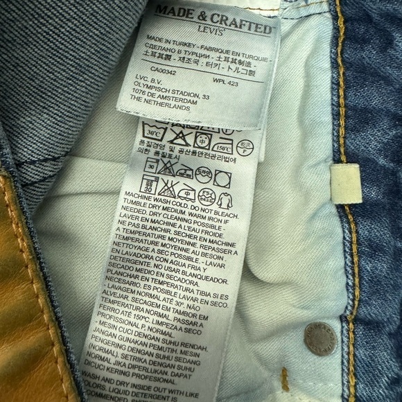 Levi’s Made & Crafted Tack Slim Jeans 28 - Picture 8 of 8